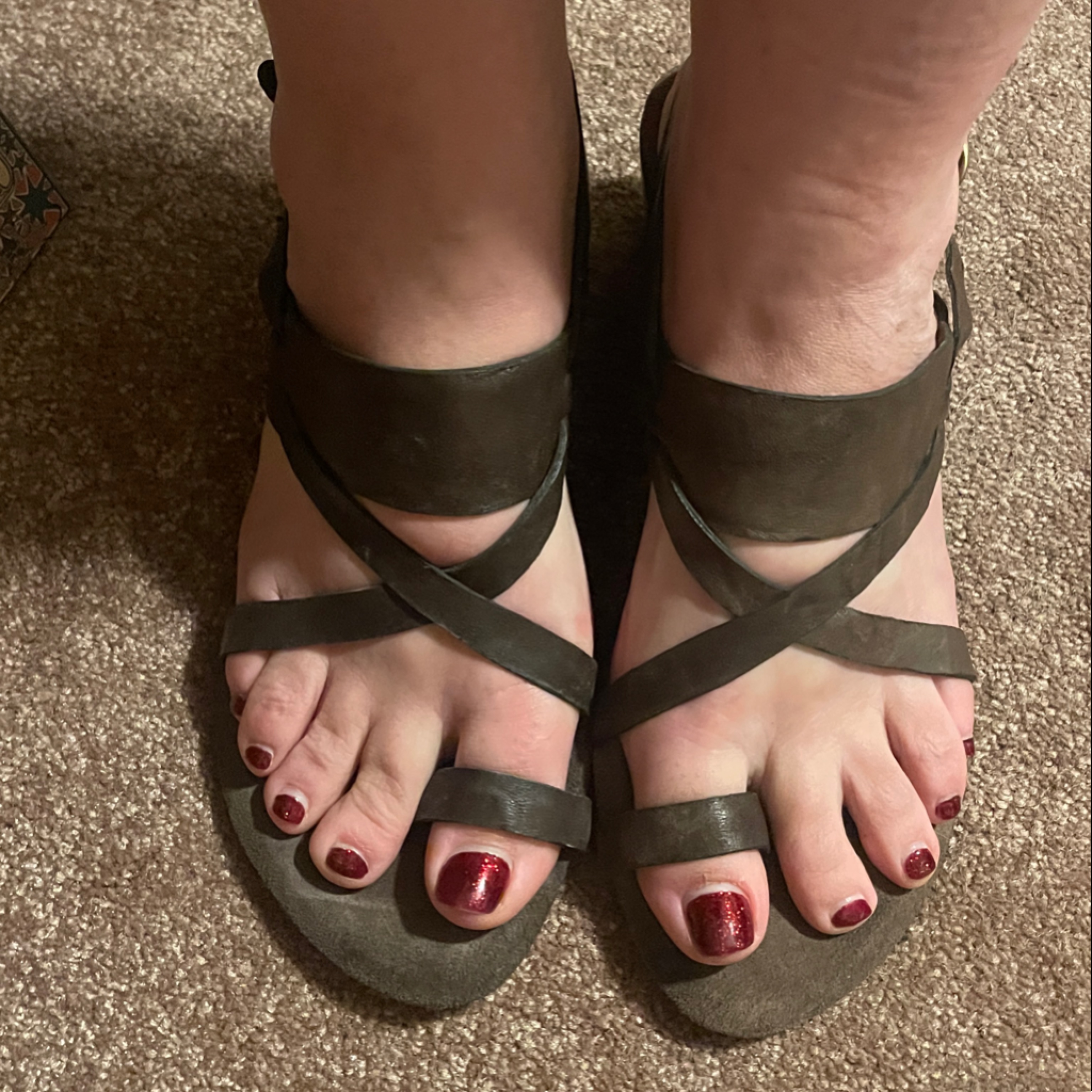 Calleen Cordero Elegant Brown Heeled Strappy Sandals 95